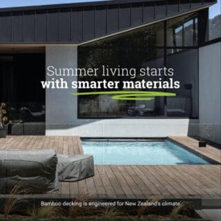 Every summer, homeowners often get stuck in the same cycle: sanding, staining, and hoping their deck makes it through another season. Bamboo changes that. It is engineered to be incredibly durable and stay stable through New Zealand’s sun, rain, and temperature swings. You decide the look. 
Leave it to naturally weather into a soft silver, or keep the rich (or other) colour with an easy oil. 
Enjoy your NZ summer BBQ's on a quality bamboo deck - made to last. 🌱
#plantationbamboo #bamboo #decking #bamboodecking #xtreme #xtremedecking #gogreen #sustainablebamboo #landscapedesign #sustainable #durable #beautiful #inspiration #deckinginspo #newbuild #newzealand #nzdesign #nzarchitecture #buildgreen #ecofriendly #ecological #strong #nzbuilding