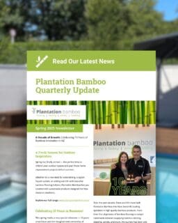 This spring has been full of growth, in more ways than one. We’ve been celebrating milestones, welcoming new faces, and seeing bamboo projects pop up all over the country.
Read more in our latest newsletter.