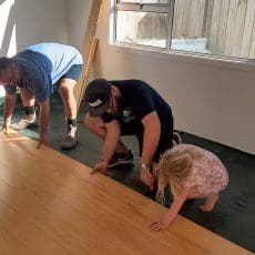 DIY bamboo flooring – a real family affair!