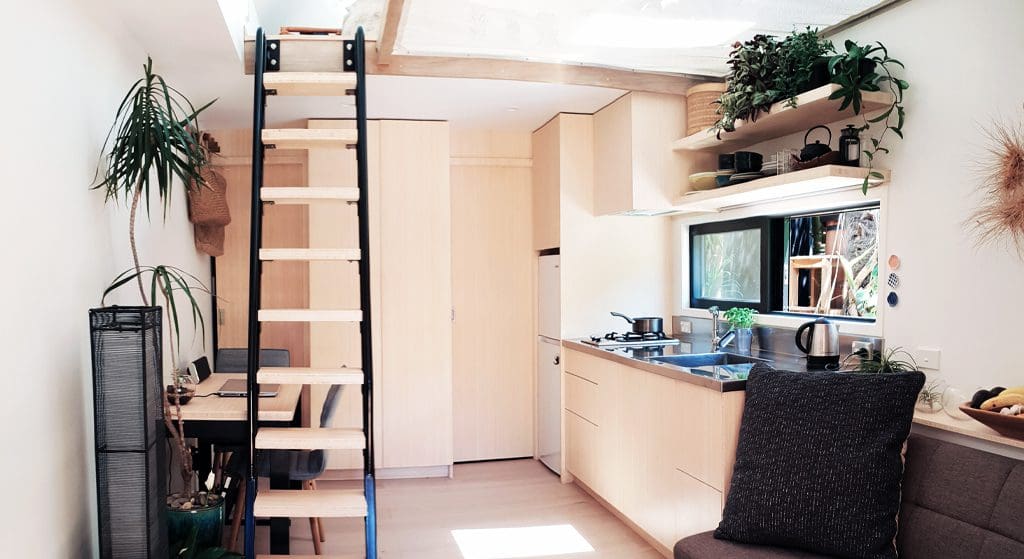 bamboo used in tiny home nz