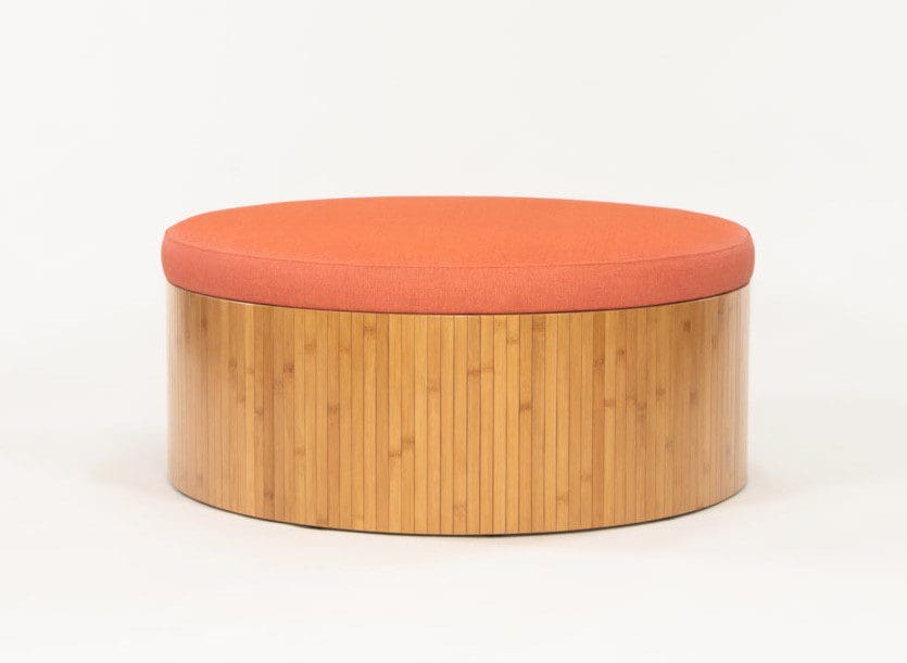 Bamboo ottoman