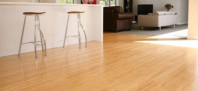 Compressed Bamboo flooring in kitchen