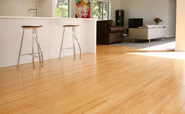 Compressed Bamboo flooring in kitchen