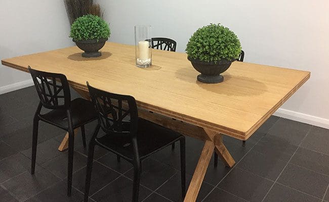 bamboo dining table