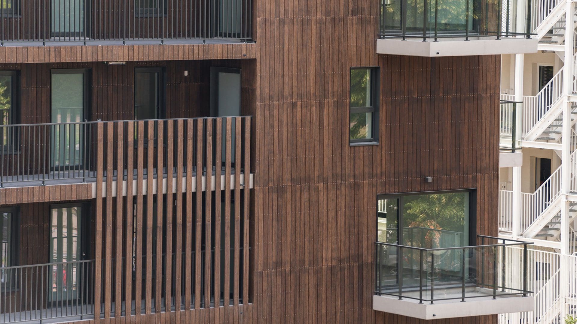 Bamboo X-treme cladding apartment block