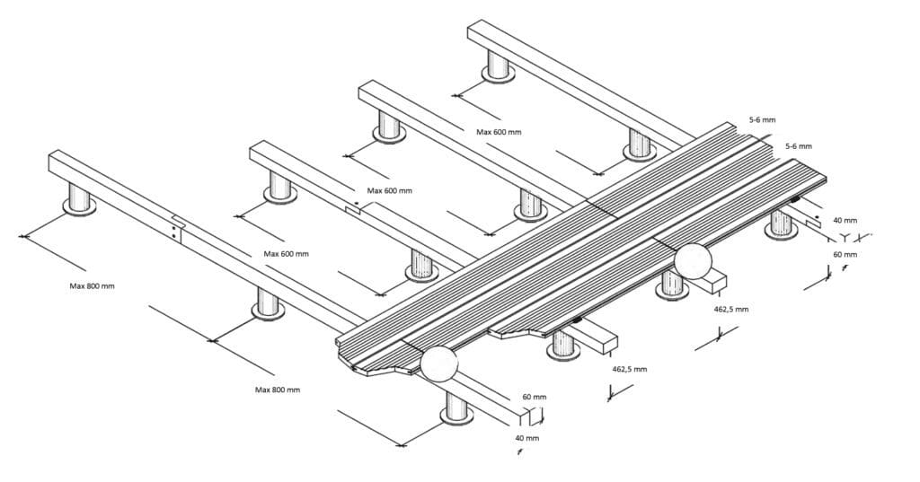 timber decking - bamboo x-treme decking