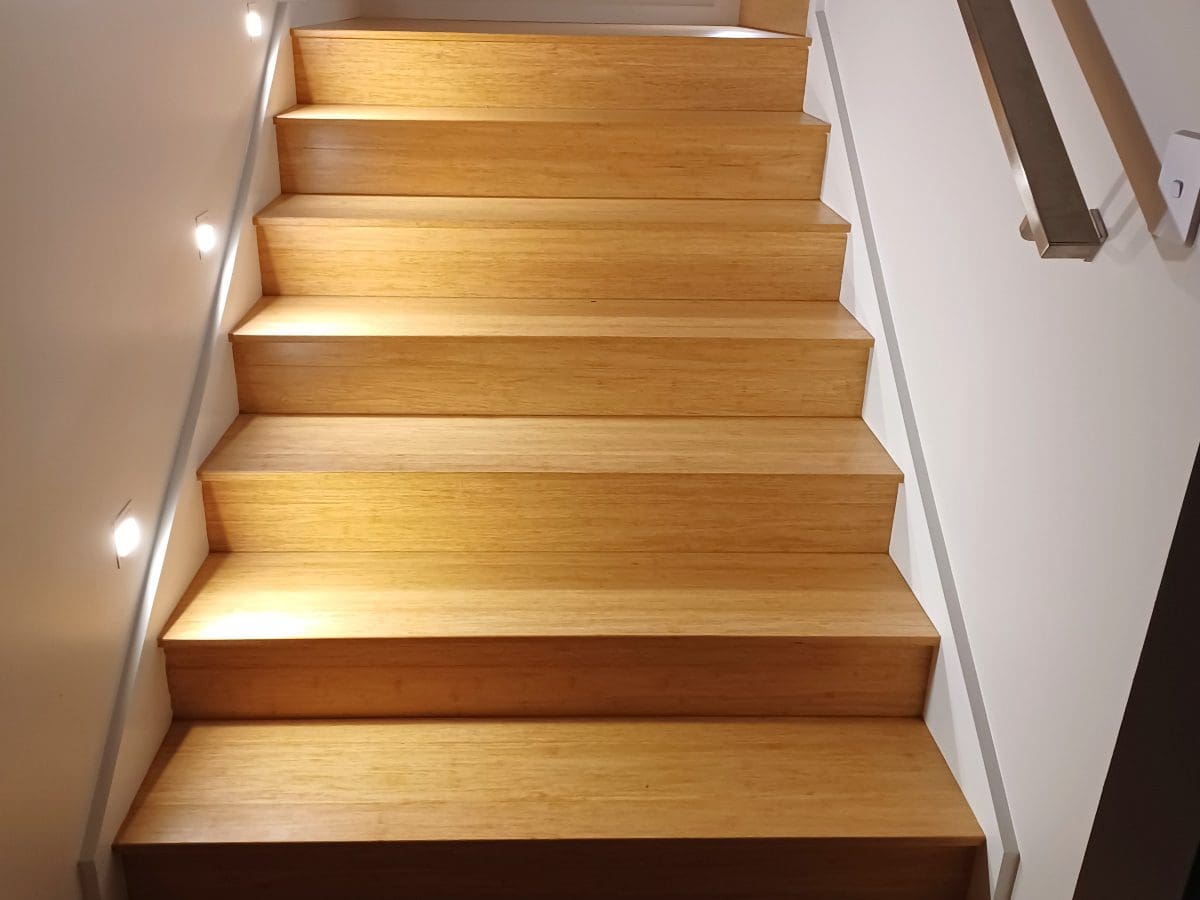 Compressed natural Plantation bamboo stairs