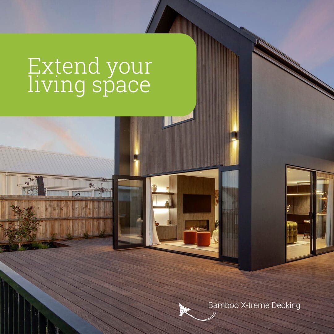 Outdoor living project bamboo decking