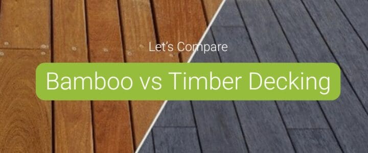 Compare bamboo with timber decking