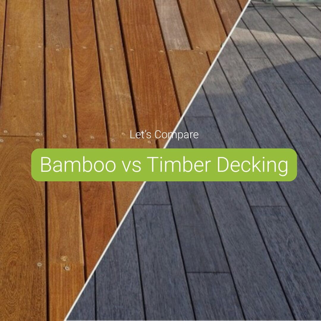 Compare bamboo with timber decking
